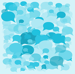 Image showing background speech bubbles