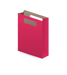 Image showing red paper bag