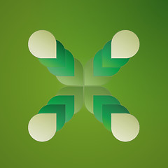 Image showing background with green elements