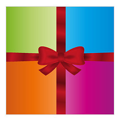 Image showing wrapped gift or gift card