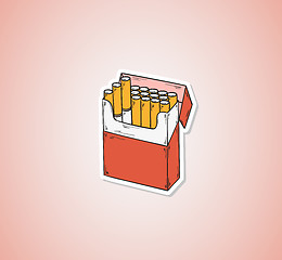 Image showing pack of cigarettes