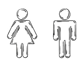 Image showing male and female symbols