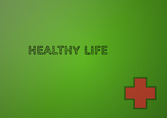 Image showing stamp with healthy life