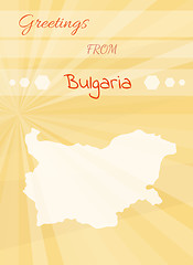 Image showing greetings from bulgaria