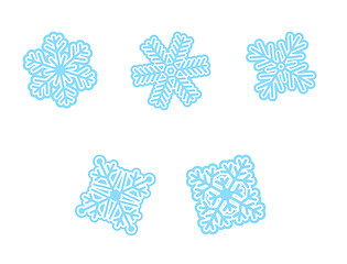 Image showing snow flakes