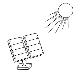 Image showing solar power and sun
