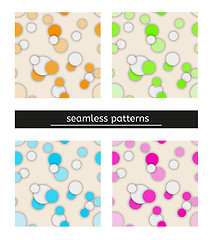 Image showing seamless pattern with bubbles