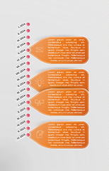 Image showing infographic timeline vector