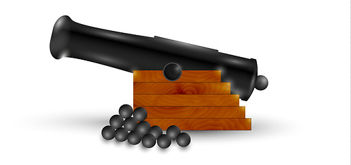 Image showing black cannon