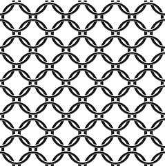 Image showing seamless pattern of chain fence