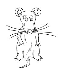 Image showing sketch of the mouse