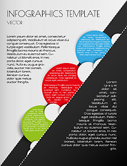 Image showing black and white infographics