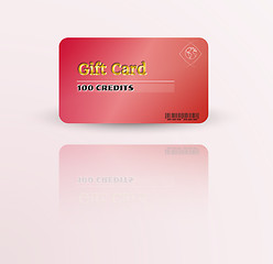 Image showing modern gift card template