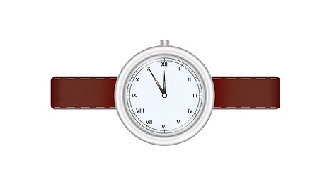 Image showing silver watch