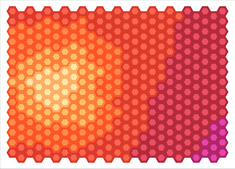 Image showing abstract hexagons