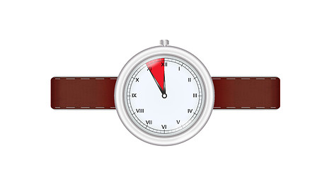 Image showing silver watch