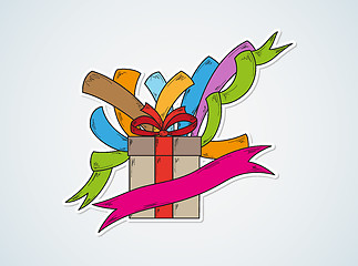 Image showing happy birthday and gift