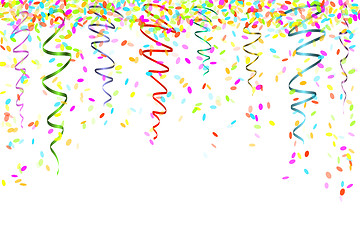 Image showing falling confetti