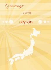Image showing greetings from japan