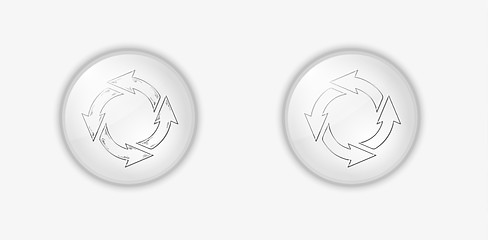Image showing circle arrows on buttons