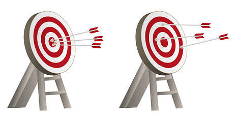 Image showing targets with arrows