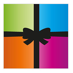 Image showing wrapped gift or gift card