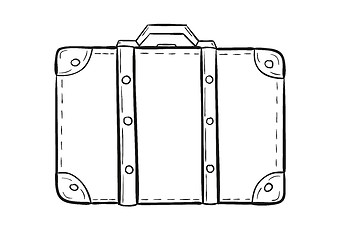 Image showing sketch of the suitcase