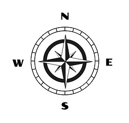 Image showing compass sketch