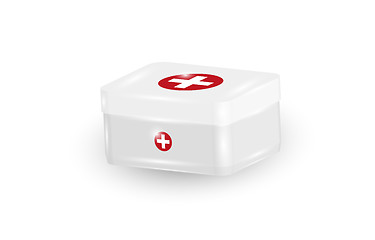 Image showing white first aid kit