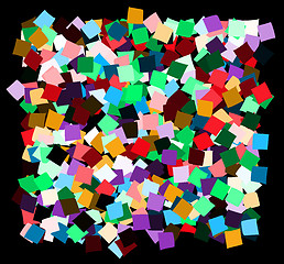 Image showing mess of the color deformed squares
