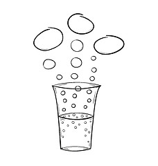 Image showing drink and bubbles