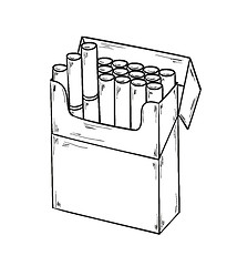 Image showing pack of cigarettes