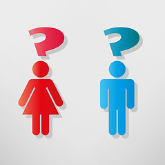 Image showing male and female symbols