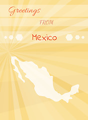 Image showing greetings from mexico