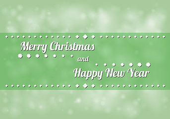 Image showing merry christmas and happy new year