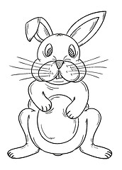 Image showing sketch of the rabbit