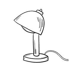 Image showing sketch of the lamp