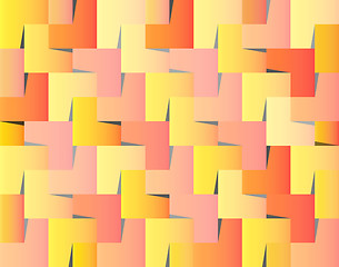 Image showing wedged squares background