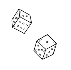 Image showing two dices