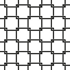 Image showing seamless pattern of chain fence