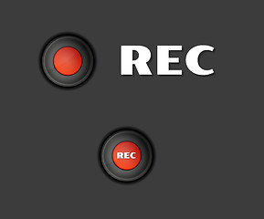 Image showing rec button