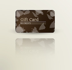 Image showing modern gift card template