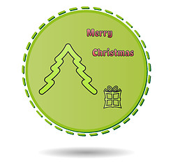 Image showing merry christmas sign