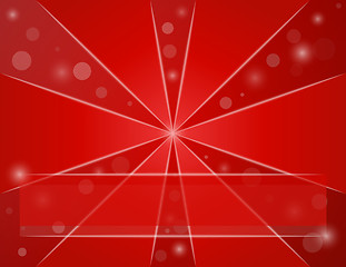 Image showing red shining background