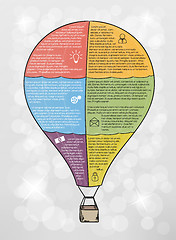 Image showing infographic vector balloon