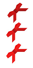 Image showing red bows