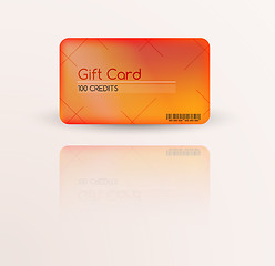 Image showing modern gift card template