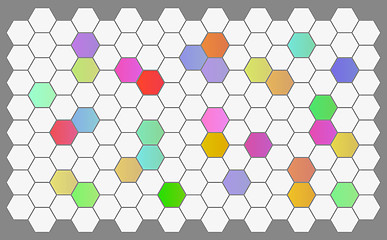 Image showing background with hexagons