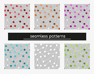 Image showing seamless pattern with bubbles