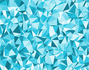 Image showing background with blue triangles